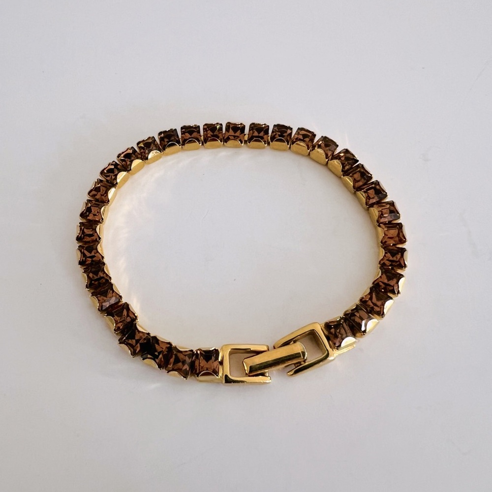 Vintage Swarovski Elements Classic Tennis Bracelet